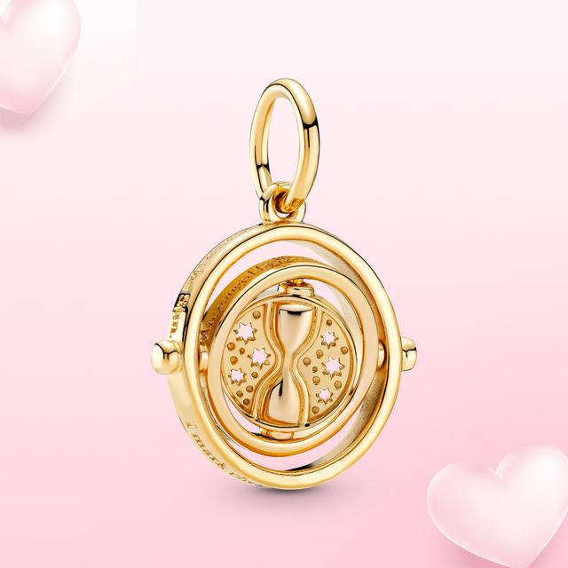 100% 925 Sterling Silver Přívěsek Millenium Falcon Falcon Přívěsek Fit Originální módní šperky Dámský náramek DIY dárek