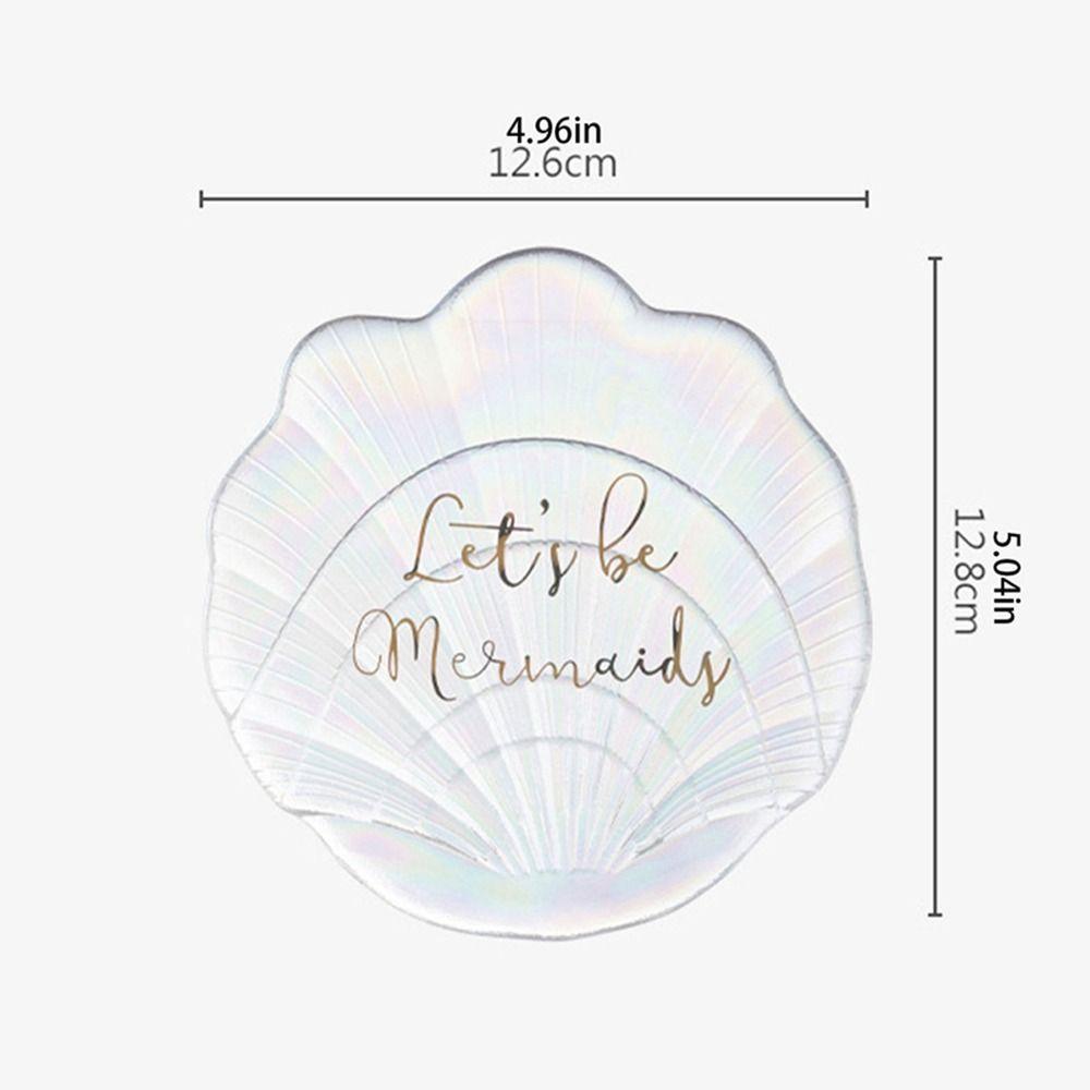 Nordic Style Jewelry Display Plate Glass Earrings Display Tray Photo Props  Home Decoration