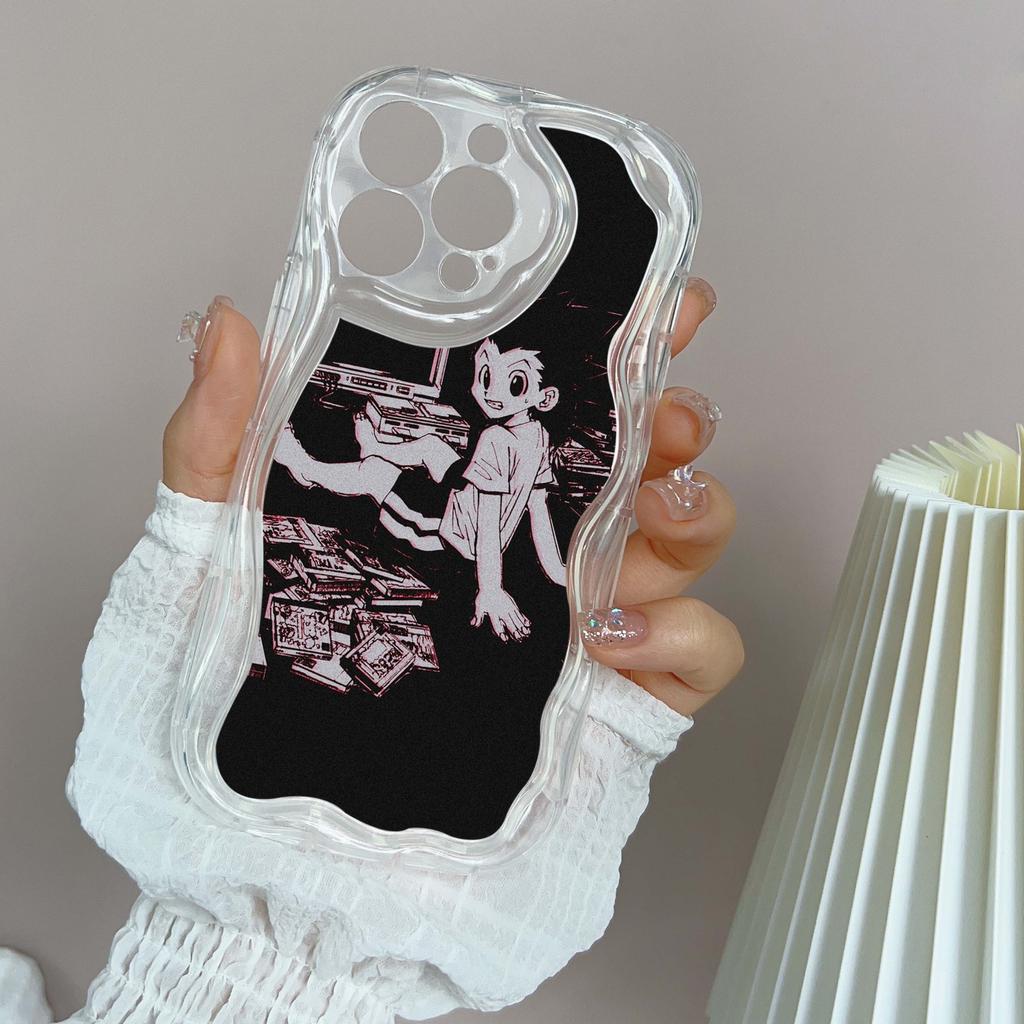 Ae82 Hunter X Hunter Anime Art Protective Phone Cases for Apple iPhone 16 15 14 13 Pro Max 11 12 mini XR 7 8 6s Plus XS Max SE Wave TPU Back Cover