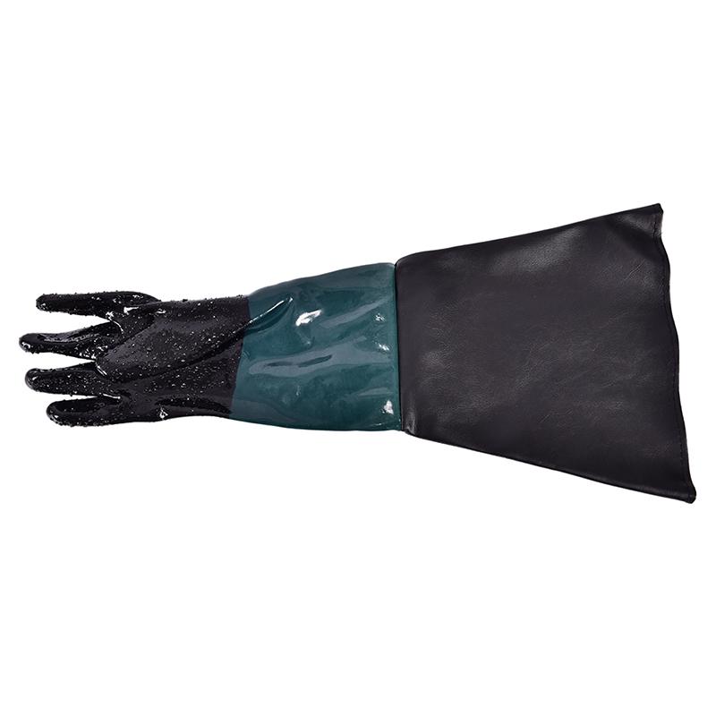 24" Labour Protection Gloves For Sand Blasting Cabinet Sandblaster