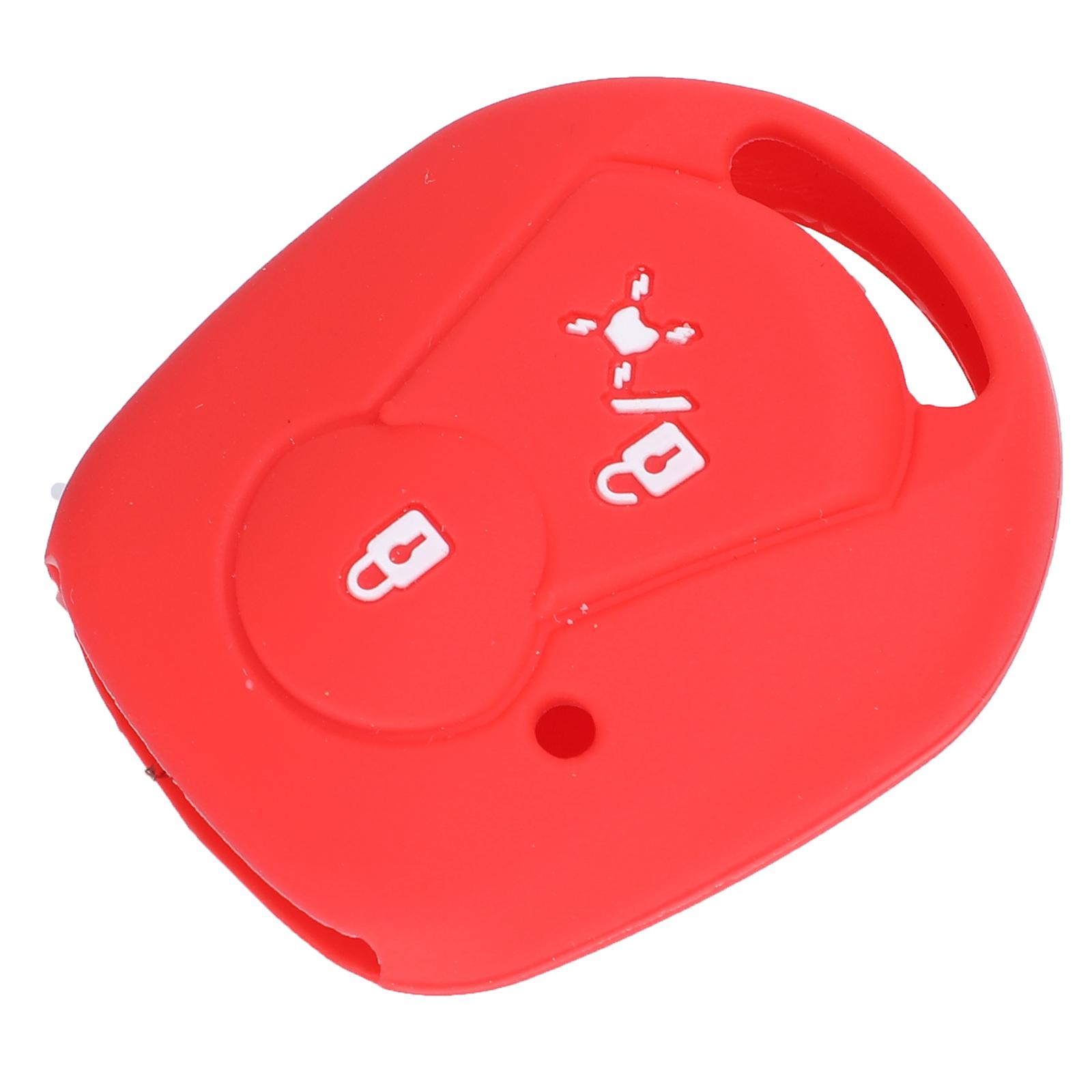 

jingyuqin 2B силиконовый чехол для дистанционного ключа чехол для SSANGYONG ACTYON KYRON REXTON держатель чехол кожа красный