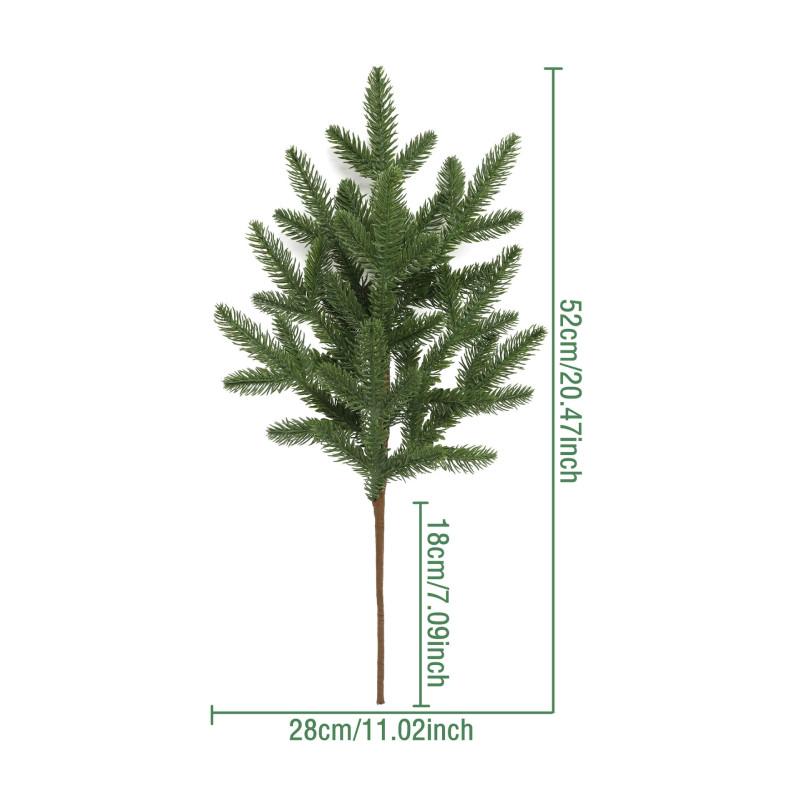 Christmas Fir Branches Fake Tree Leaves For Holiday Centerpieces And Seasonal Arrangements