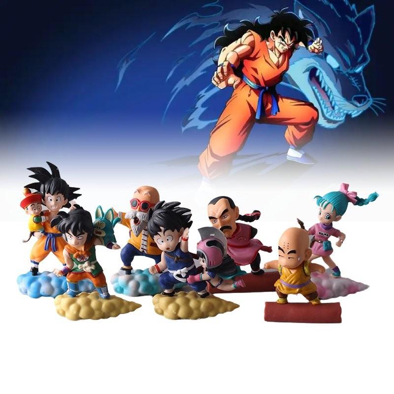 Dragon 7pcs Ball Character Pvc Toy Model Desktop Decoration Child Gift Christmas