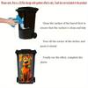 1pc 2D Flat Cartoon Dog Garbage Bin Sticker Self-Adhesive Colorful Animal Themed Design Kitchen Home Decor Trash Can for Outside
