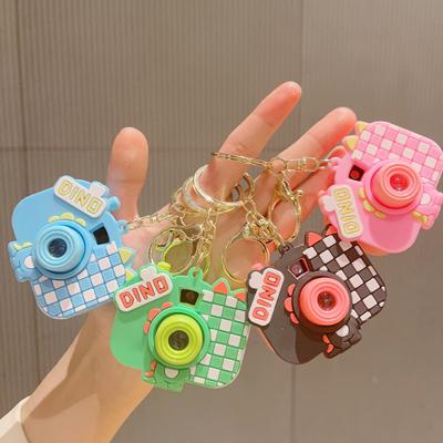 Porte-clés de voiture créatif, projecteur de dessin animé, jouet, caméra, pendentif de sac, poupée, jouets pour enfants, cadeaux décoratifs