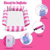 2pcs Air Mattress Pool Inflatable Water Toy, Inflatable Swimming Pool Hammock Air Mattress Pool for Adults and Children, Swimmin