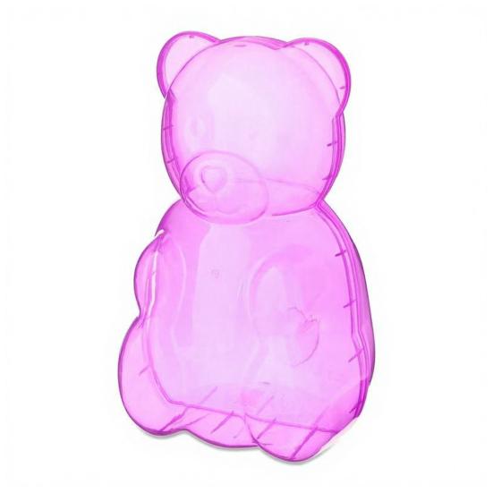 Gummy Bear Container Clear Plastic Bear Shaped Candy Holder Reusable Gift Box for Valentine's Day Party Festive Favors