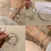 Fashionable Triple Circle Bell Bracelet For Women Simple And Luxurious Design