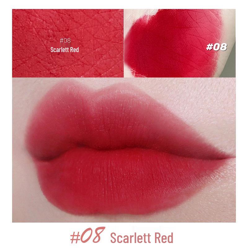 CARMELA Lipstick K04 Milk Coffee Matte Lip Glaze - Autumn/Winter Whitening Authentic.