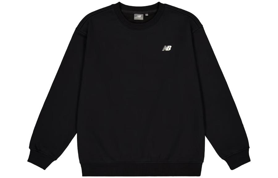 New Balance Sweatshirts Men s Black Crew Neck Moderate Other NCD42081-BK S