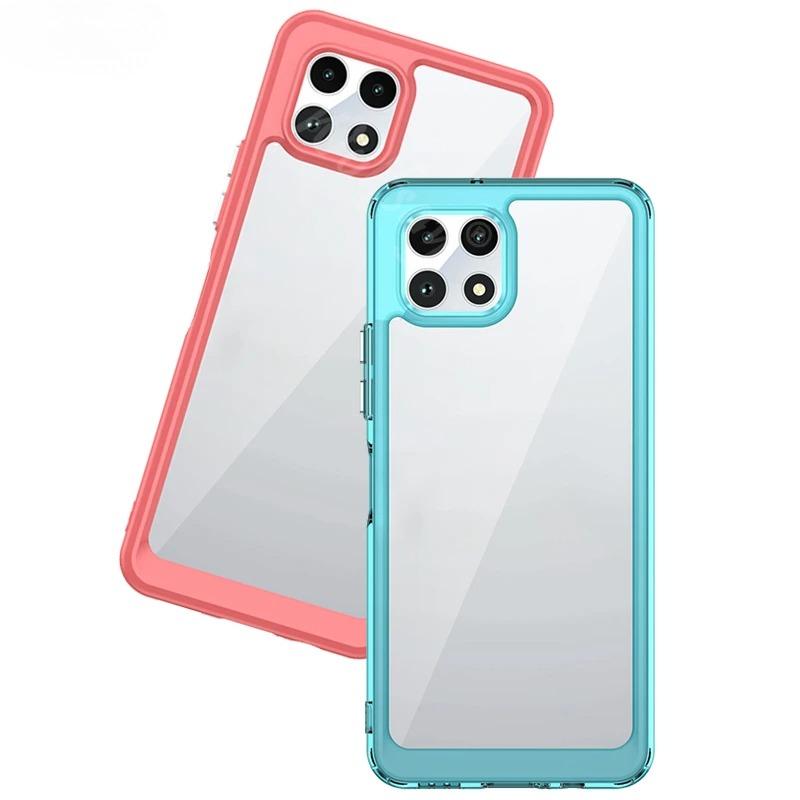 Transparent Phone Case For T-Mobile REVVL 7 Case Silicone Colorful Back Cover For T-Mobile REVVL 7 Case For T-Mobile REVVL 7 Pro