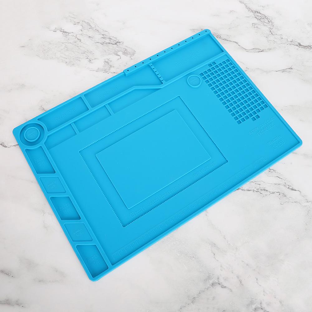 Heat Insulation Repairing Silicone High Temperature Resistance Mat with Magnetic Grooves