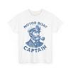 Motor Boat Captain Graphic Unisex T-Shirt, Motor Boat Captain Shirt S-5XL Q4361
