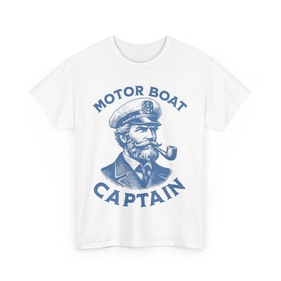 

Motor Boat Captain Graphic Unisex T-Shirt, Motor Boat Captain Shirt S-5XL Q4361 XL