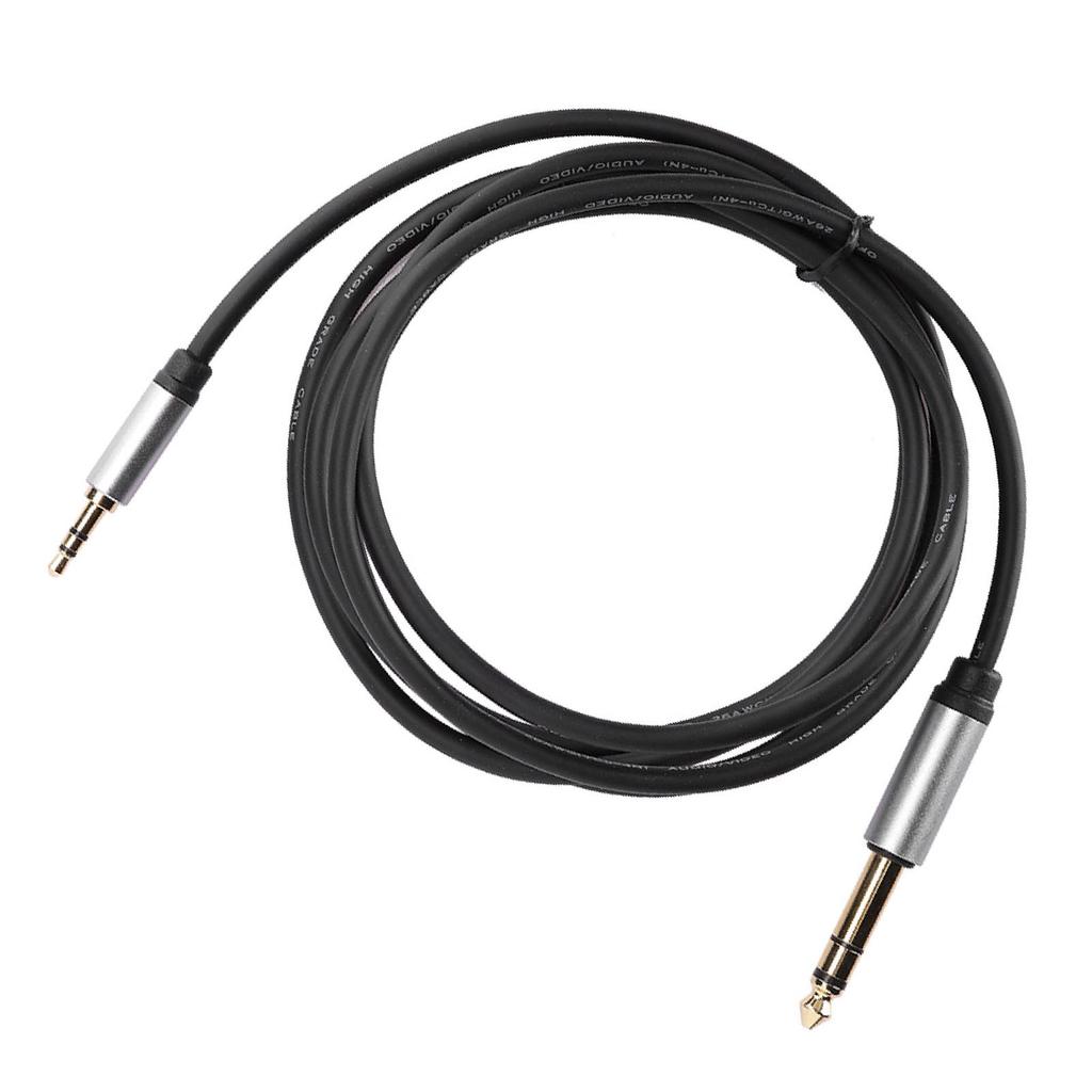 3.5MM to 6.5MM Audio Adapter Cable Male to Male HiFi Sound Quality Connection Line for Phone(1.8M )