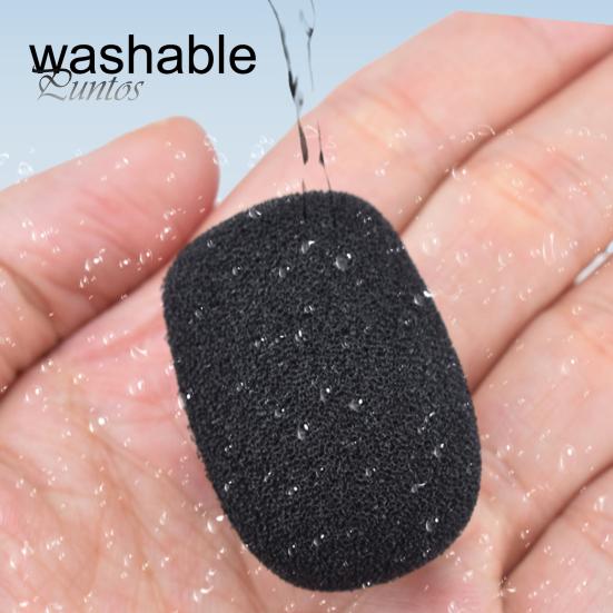 For Recording 10Pcs MIC Windshield Foam Replaceable Wind proof Soft Plosives Reduction Lapel MIC Sponge Cap