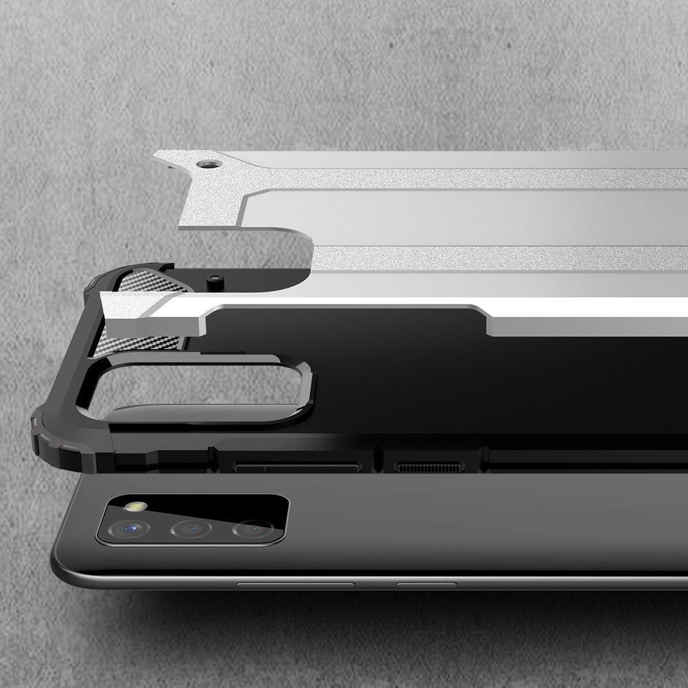 TECH ARMOR case for Samsung Galaxy A02s, Silver