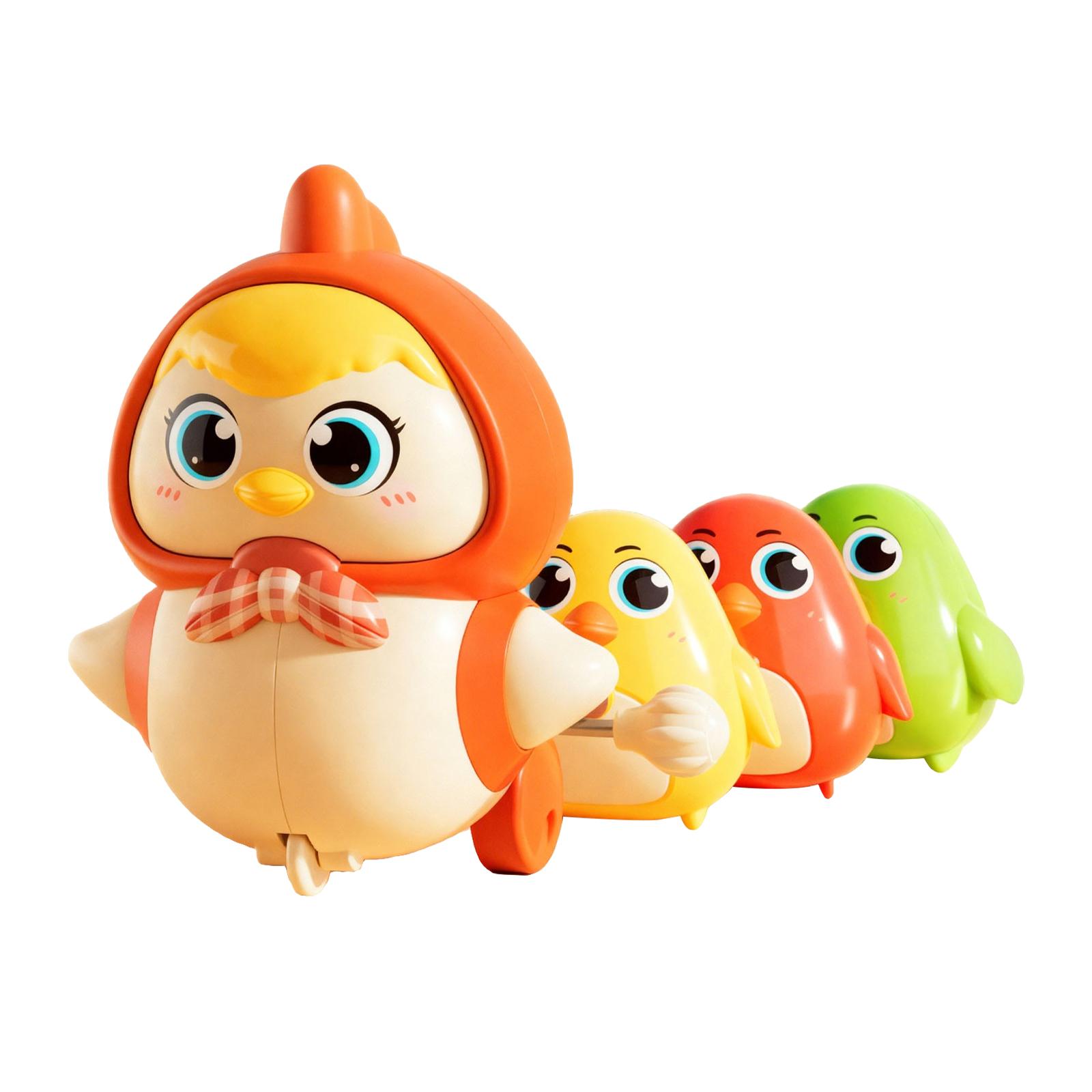 

Mother Hen With Baby Chicken A Spring-Acting Swing Toy For Early Childhood Education, Educational And Fun Playmate, Ideal Gift Item. One Size жёлтый