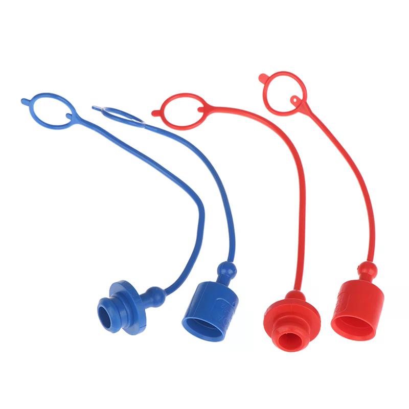 1/2" ISO-A Hydraulic Quick Coupler Dust Caps, Male & Female Cover Set, 1/5 Pairs for Hydraulic Quick Disconnects