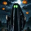 Lighted Face Specters Ornament for Halloween Porch Display Use 55KF