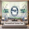 Benutzerdefinierte Namens-Text-Wandteppich Seattle Seahawks Personalisierter Polyester-Wandteppich für Schlafzimmer und Zimmer