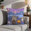 Kawaii P-Pusheen Niedliche Katze Kissenbezug Sofa Dekorativ Zuhause Beidseitiger Druck Kurzer Plüsch Kissenbezug Kissenbezug Weihnachtsgeschenk