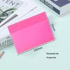 Colorful Transparent PET Sticky Notes with Strong Adhesion for Students and Office Use