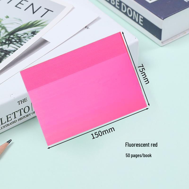 Colorful Transparent PET Sticky Notes with Strong Adhesion for Students and Office Use