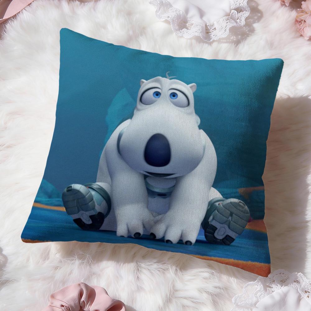 Cute B-Backkom Cushion Cover Premium Comfort Reversible Pillow Cove -Two in One Design for Any Room & Car Interior