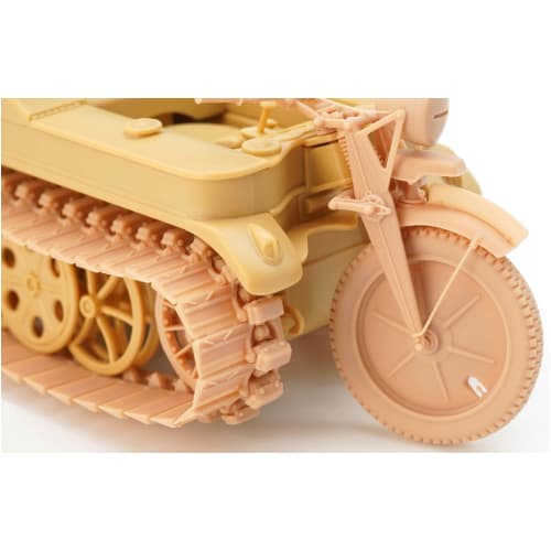 T-Rex Studio 1/35 Scale World War II German Kettenkrad Winter Ketten Tracks with Type 2 Sprockets and Tires (for Tamiya) Plastic Model Parts TR85060