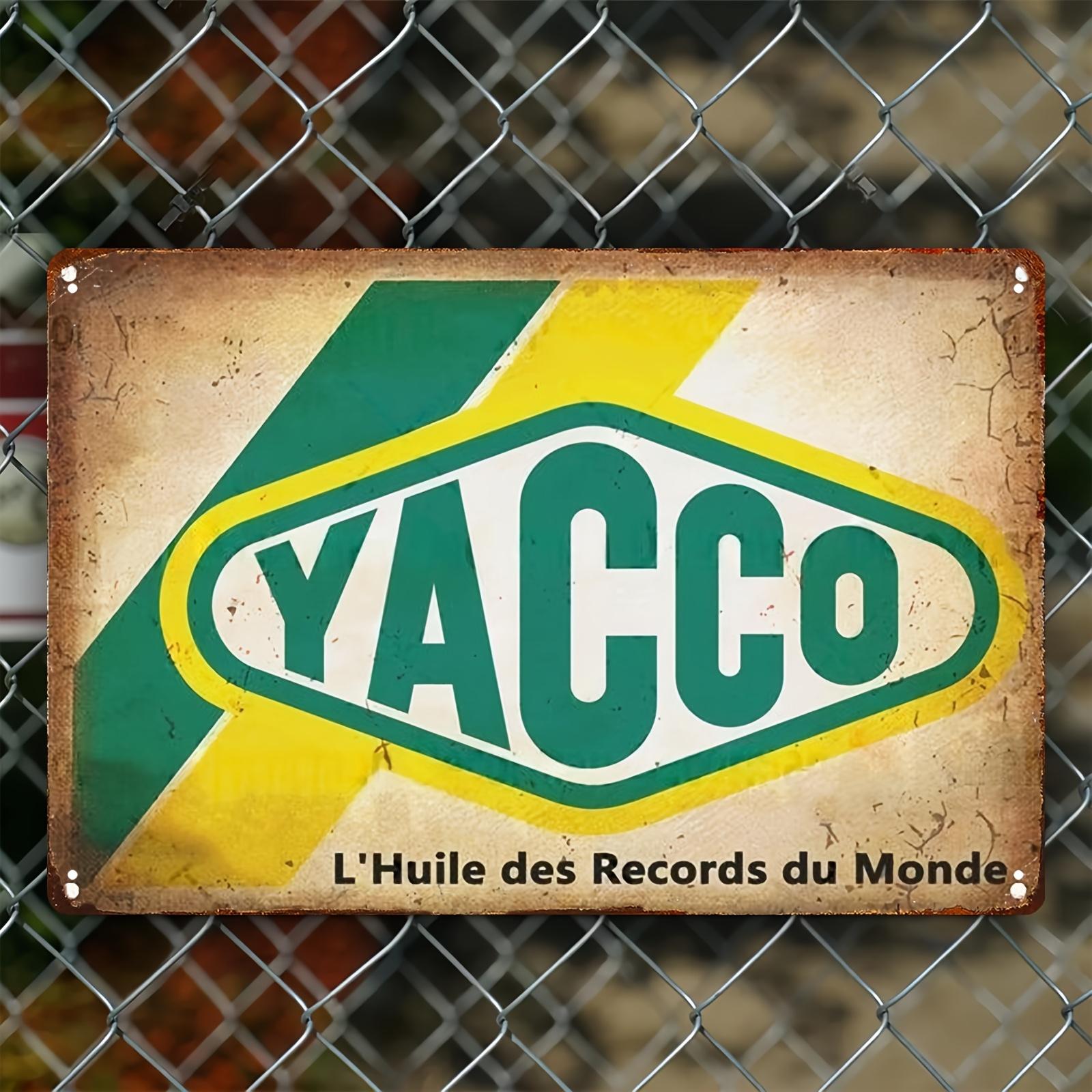 

YACCO Vintage Art Deco Metal Sign Retro Wall Decor WeatherResistant Iron Plaque with PreDrilled Holes for Home Gar 20x30cm