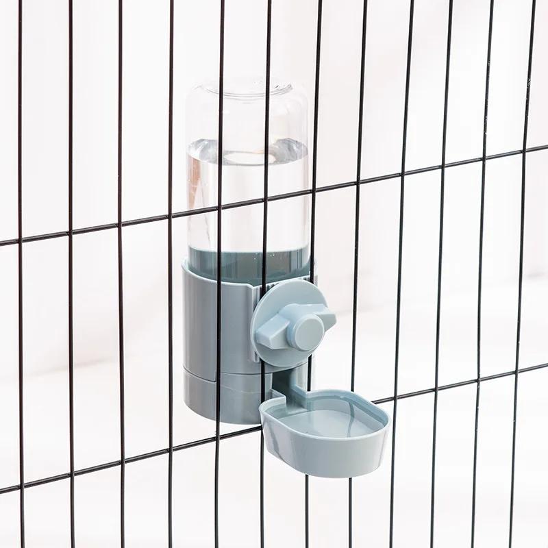 Automatic Pet Feeder Cage Hanging Bowl Water Bottle Food Container Dispenser For Puppy Cats Rabbit Birds Pet Feeding Product Pet