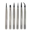 5/6PC Watch Hands Installation Work Tweezers Straight Elbow Handle Stainless Antistatic Plastic Tweezers ESD-259 ESD-259A ESD-7A