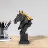 Horse Statue Tabletop Ornament Modern Vintage Decorative Figurine Animal Sculpture for Cabinet