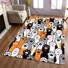 17 Styles Cat Paw Printed Carpet Rug for Living Room Bedroom Entrance Door Decor Mat, Kids' Room Decorative Mat Multi-Size Gifts