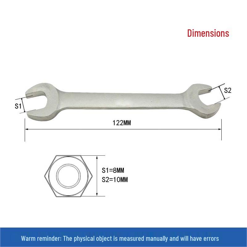Stainless Steel Double-Ended Open-End Wrench