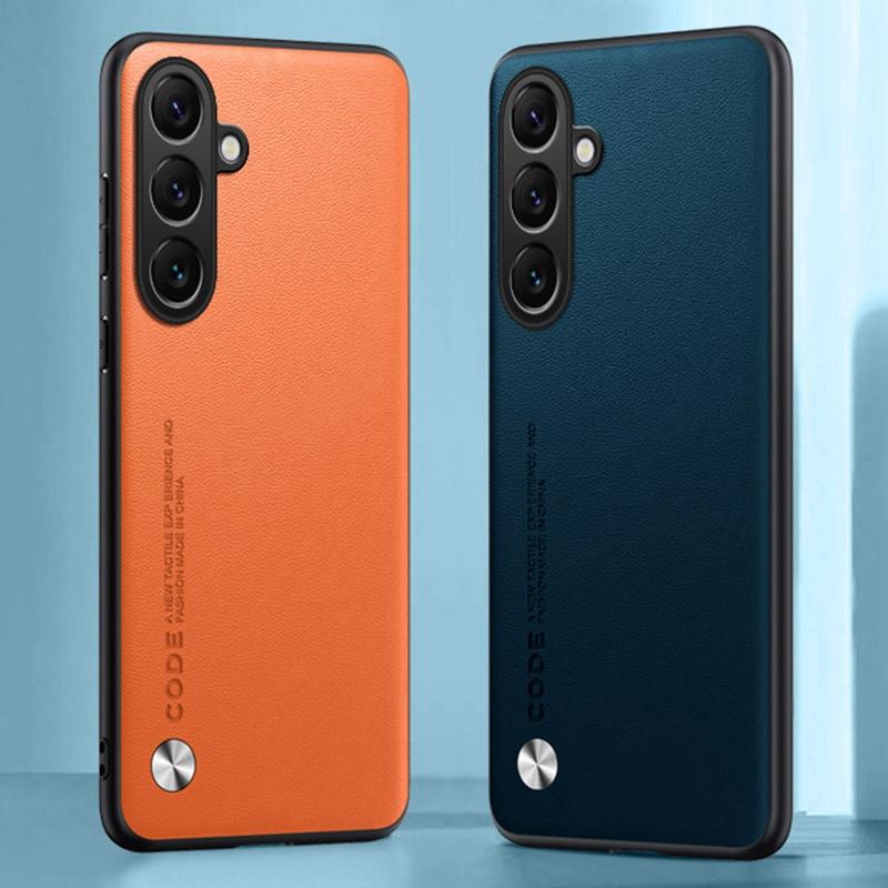 Luxury PU Leather Case For Samsung Galaxy M35 5G Back Cover Matte Silicone Shockproof Full Protection Phone Case For Samsung M35