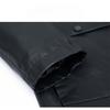 Winter Leather Down Jacket Men's Mid-length Lapel Leather Jacket Middle-aged Sheepskin Jacket