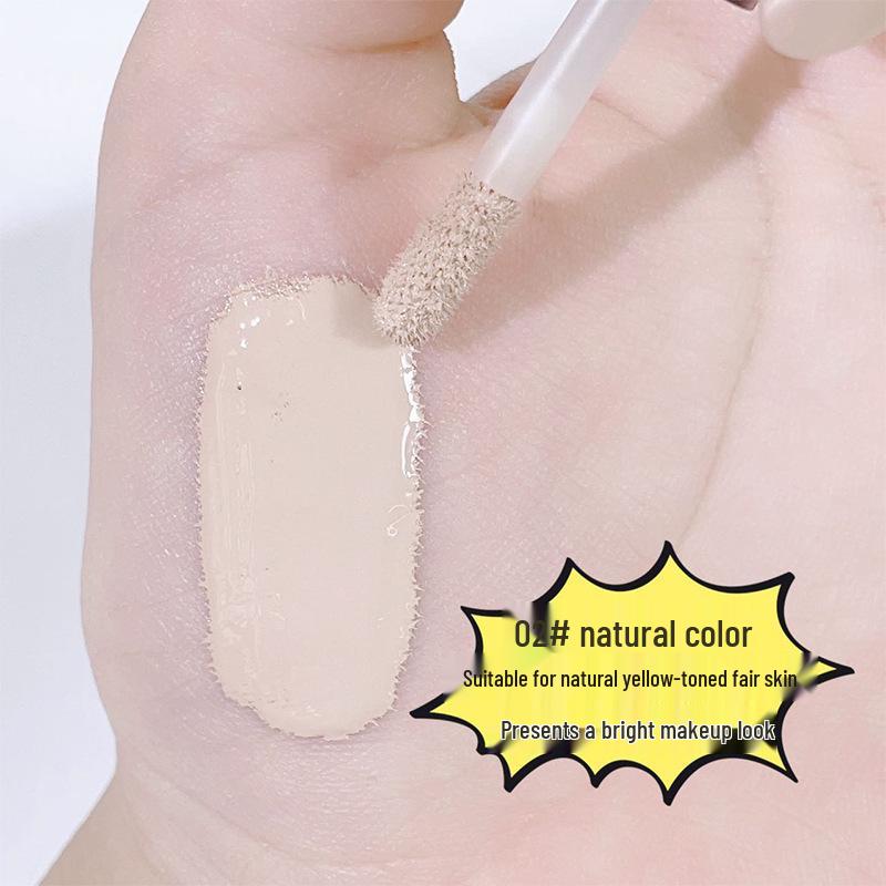 Qise Long-Lasting Sweat-Proof Moisturizing Concealer and Foundation Cream 10ml