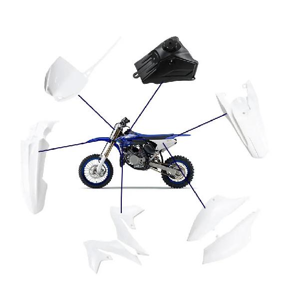 LYNNCHI Motosiklet YZ 65 Grenaj Kiti Tam Gövde Kaplaması Plastik Çamurluk YH65 YZ65 Pit Dirt Bike Off Road Aksesuarları İçin