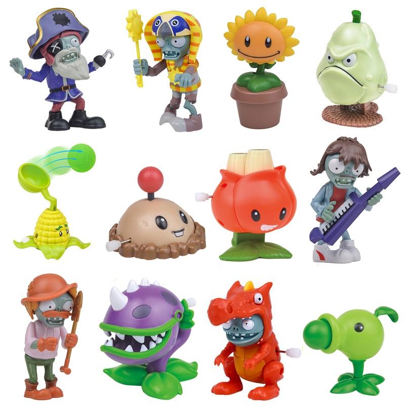 Plants Vs Zombies Toys Figures Peashooter Party Favors Game Sets Gift Box Fun Interactive Game For Kids Teens And Adults