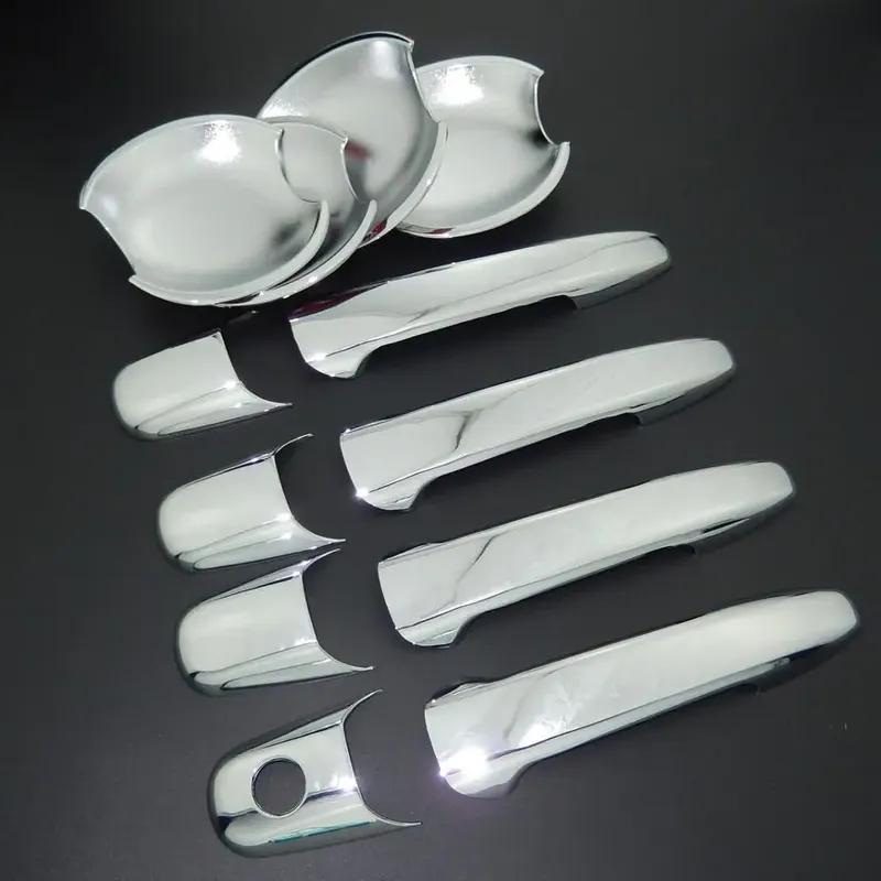Car Upgrade Decoration Door Handle Cover For Ford Fusion Edge 2006-2012 Chrome Silver Accessories Exterior Styling