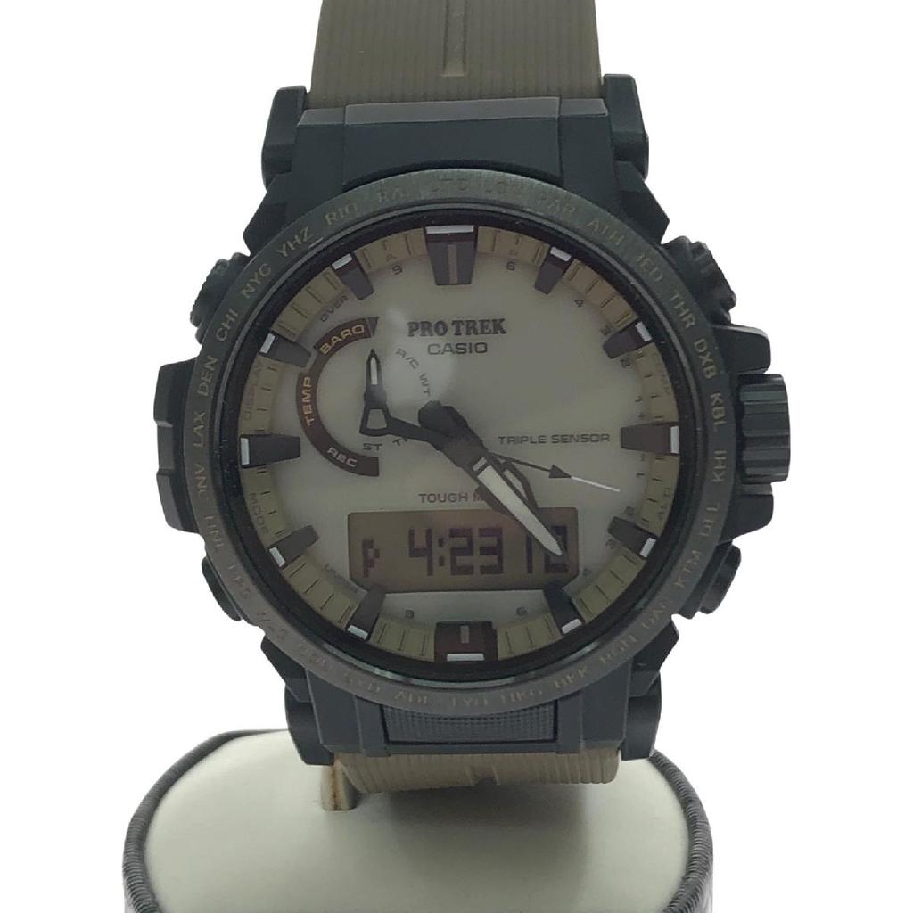CASIO PRO TREK Climber Line Men's Watch, Analog-Digital, Radio-Controlled Solar