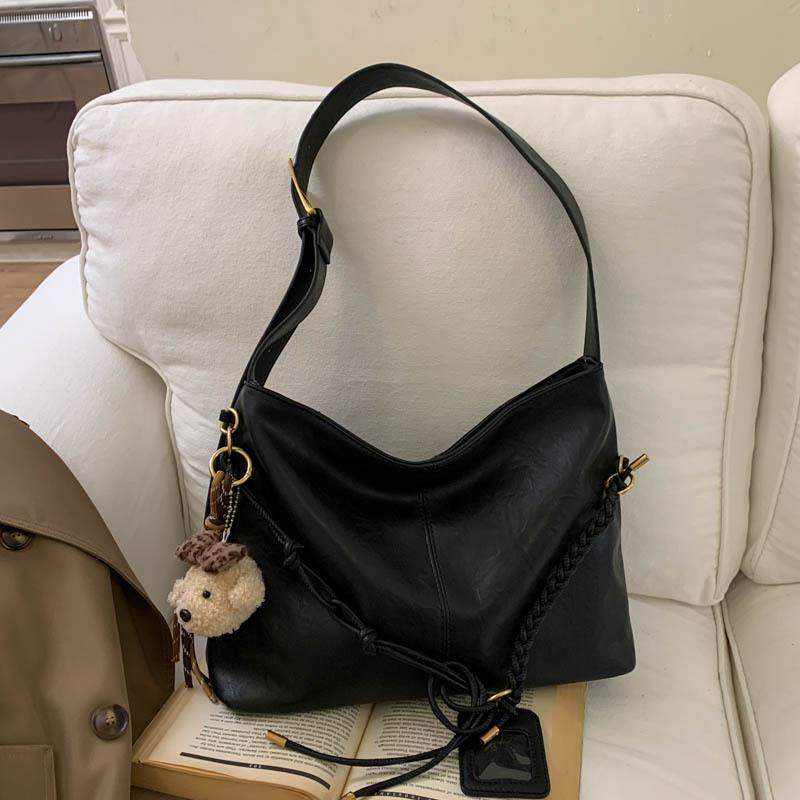 Large-capacity Retro Bag, New Fashionable and High-value Tote Bag, Textured Casual Shoulder Bag for Women