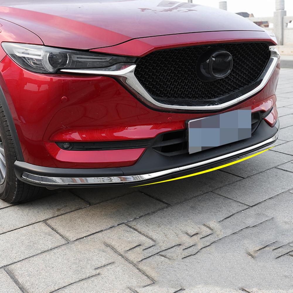 Front Spoiler Lip+Rear Bumper Side Splitter Cover For Mazda CX-5 CX5 2017-2018 Car Lower Guard Plate Surround Canards Protector