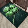Four leaf clover rug bringing luck andstyle toanyroom lucky rugs modern home accessories Anti slip carpet can be machine washed