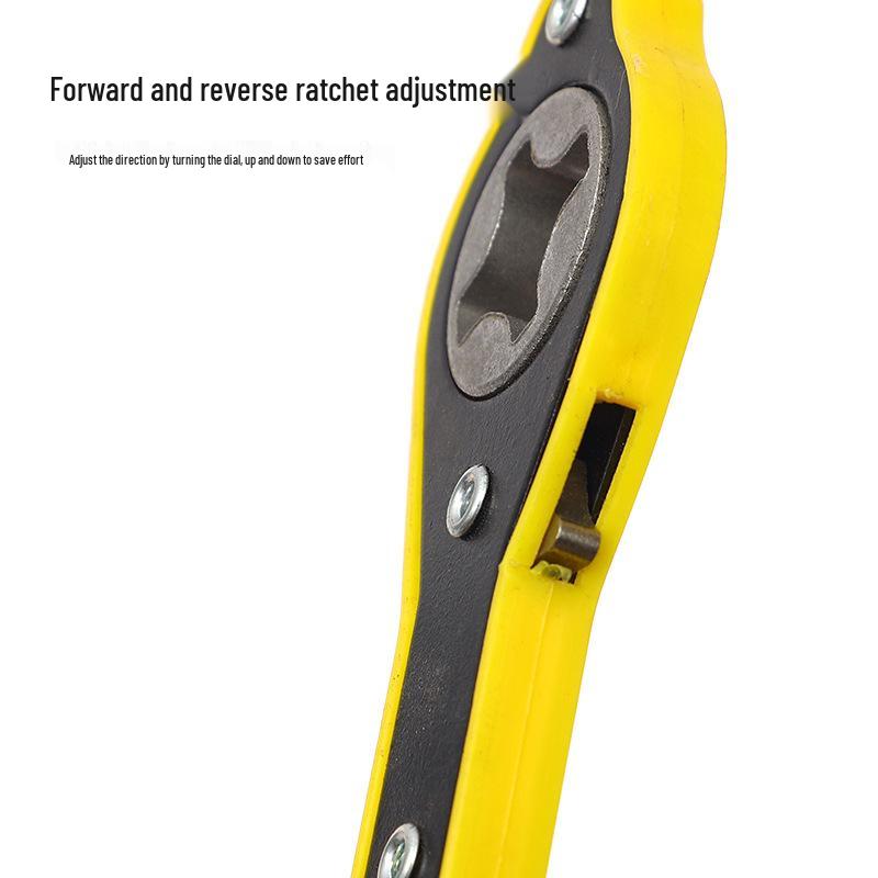 Kraftsparender Ratschen-Scherenwagenheber-Schlüssel für Kleinwagen