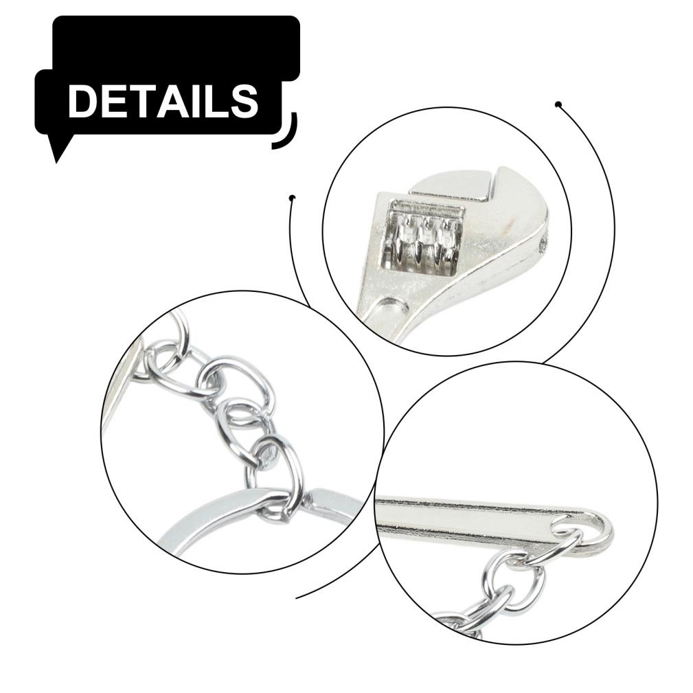 Wrench Spanner Key Chain Adjustable Wrench Attractive Appearance