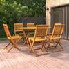 Day and Night - Day and Night Garden Dining Set 7 Pieces Solid Acacia Wood