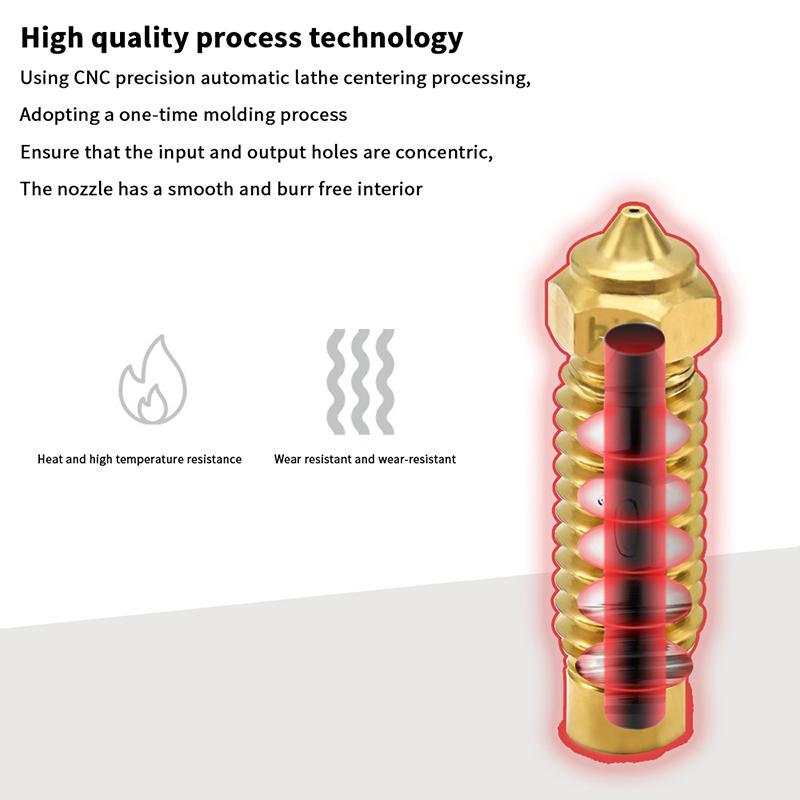 Für Elegoo Neptune 4 Plus Düse Messing Gehärteter Stahl 0,2 0,4 0,6 0,8 1,0 mm 3D-Druckerdüsen für Elegoo Neptune 4 Max Düsen